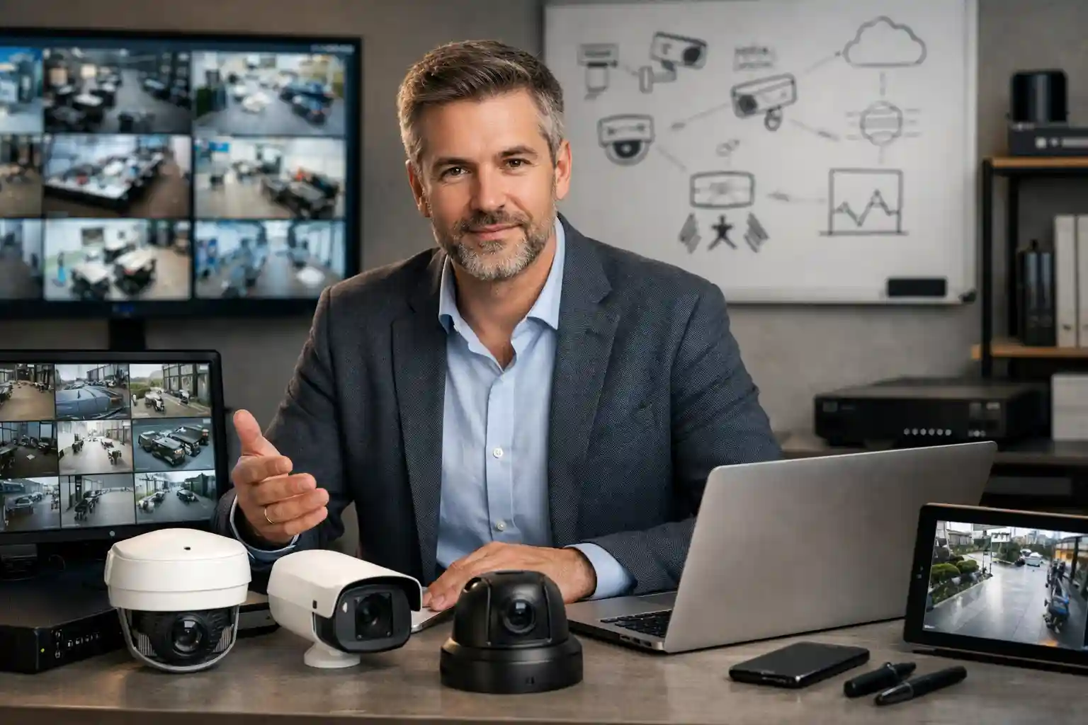Security Cameras Monitoring