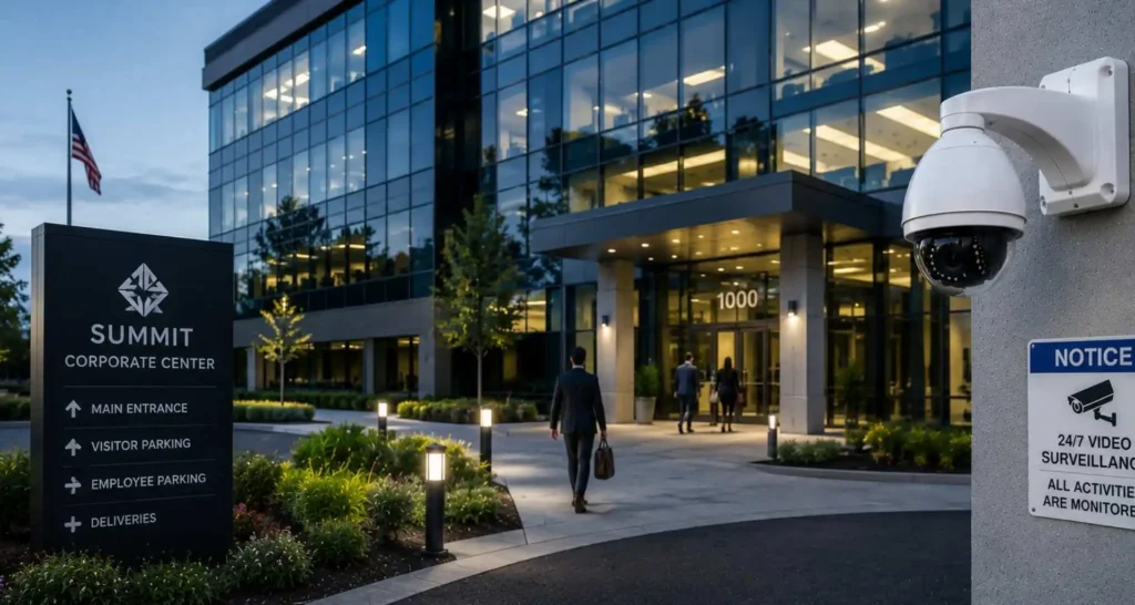 Corporate Offices Security Camera Monitoring