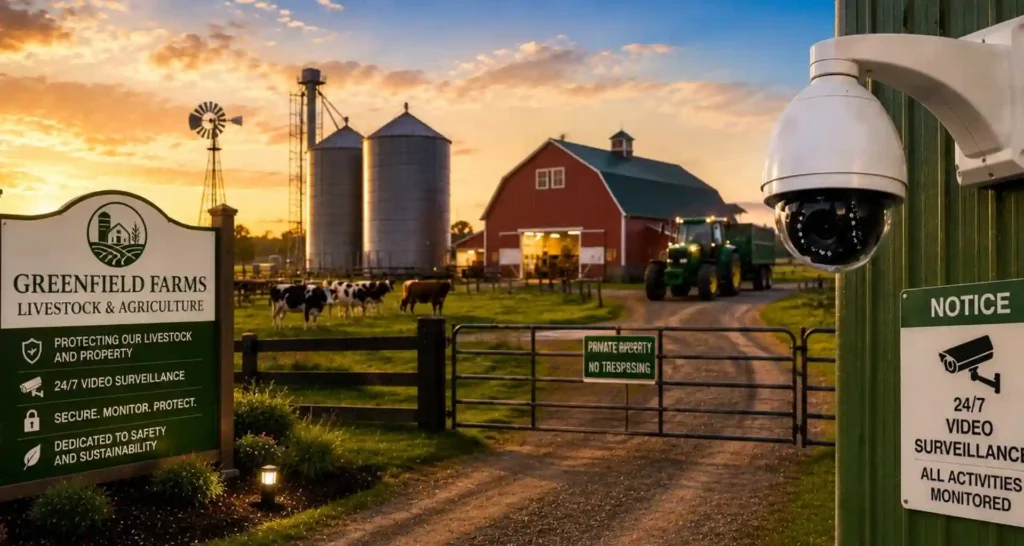 Farm & Agricultural Security Camera Monitoring