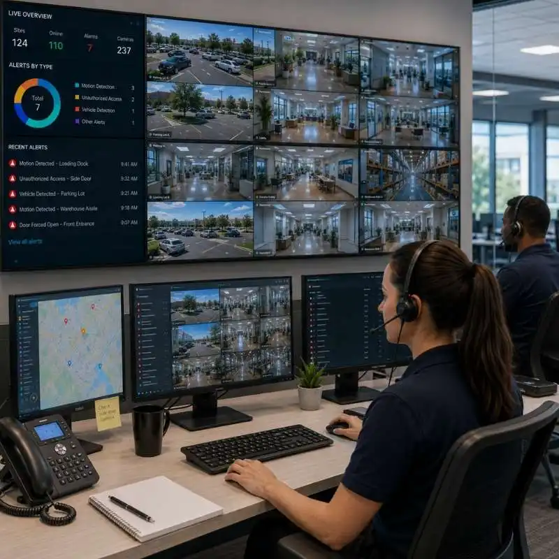 Live Security Camera Monitoring