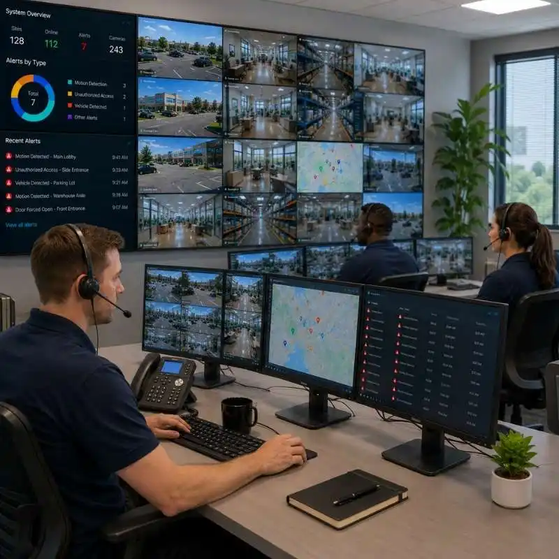 Live Security Camera Monitoring