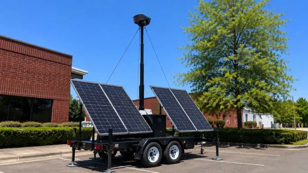 Mobile Security Surveillance Trailers