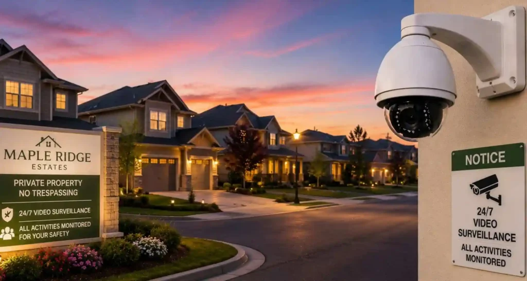 Residential Security Camera Monitoring