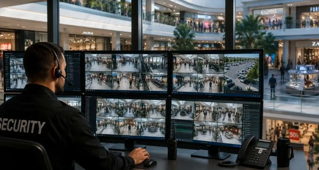 Retail shopping center monitoring