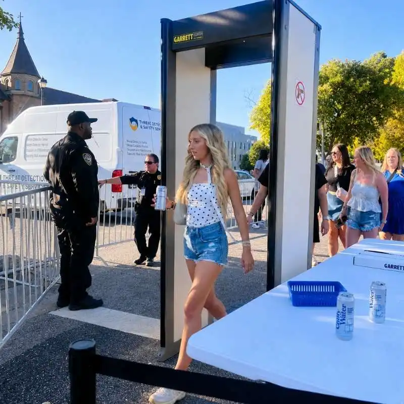 Walk through metal detector sales