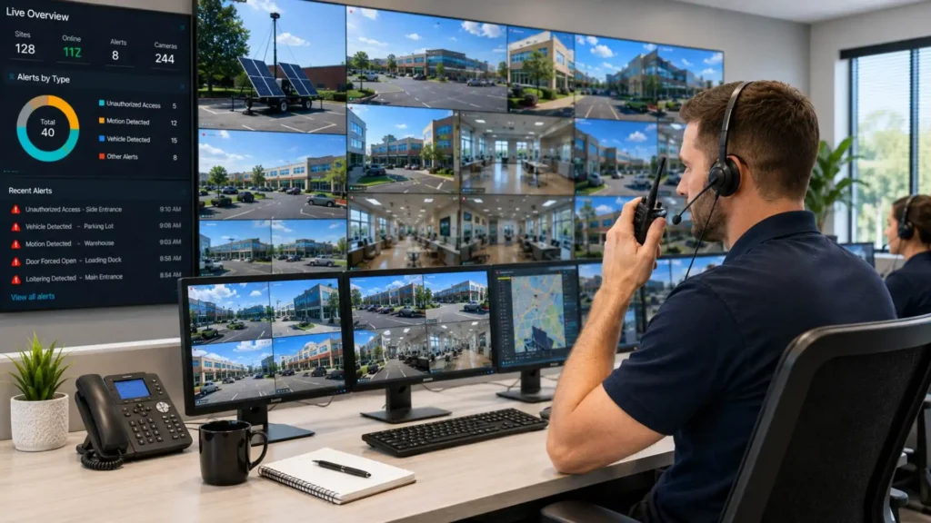 live security camera monitoring